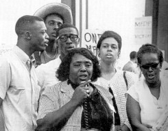 Fannie Lou Hamer in Atlantic City, August 1964