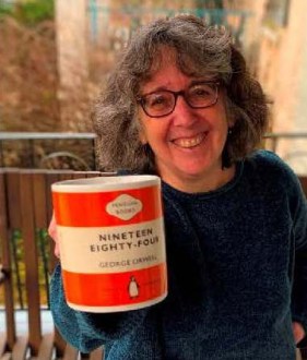 author and book 1984 mug